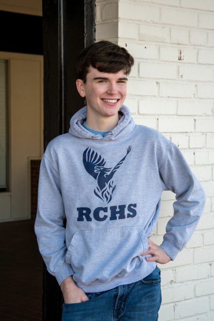 Self portrait of Tate in High School